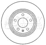 Key Parts - BRAKE DISC PAIR - KBD4635 - Fits: Audi A4 / A5 07-