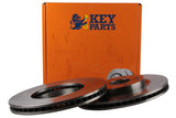 Key Parts - BRAKE DISC PAIR - KBD4657 - Fits: Qashqai 07 -