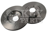 Key Parts - BRAKE DISC PAIR - KBD4657 - Fits: Qashqai 07 -