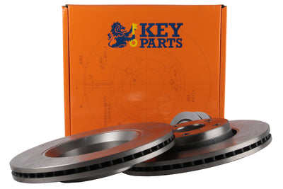 Key Parts - BRAKE DISC PAIR - KBD4745 - Fits: Avensis 1.6,1.8,2.0 09-