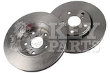 Key Parts - BRAKE DISC PAIR - KBD4745 - Fits: Avensis 1.6,1.8,2.0 09-