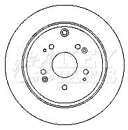 Key Parts - BRAKE DISC PAIR - KBD4748 - Fits: CR-V 07-