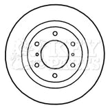 Key Parts - BRAKE DISC PAIR - KBD4754 - Fits: Shogun (V98) 07-