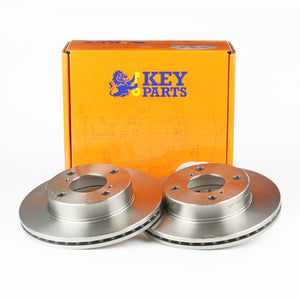 Key Parts - BRAKE DISC PAIR - KBD4787 - Fits: Pixo, Alto 09-