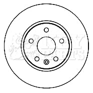 Key Parts - BRAKE DISC PAIR - KBD4796 - Fits: Astra 09-