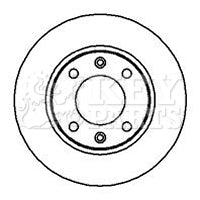 Key Parts - BRAKE DISC PAIR - KBD4979 - Fits: Cit.saxo,xsara.Peu.106,206,91-