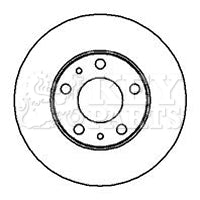 Key Parts - BRAKE DISC PAIR - KBD5094 - Fits: Cit/Fiat/Peu. LCV 1994-