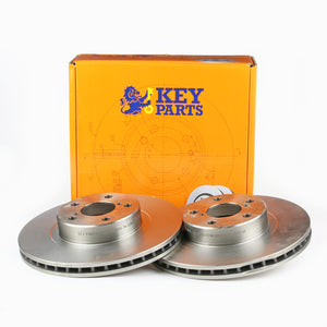 Key Parts - BRAKE DISC PAIR - KBD5103 - Fits: Legacy 2.0 Turbo 89-
