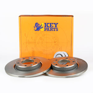 Key Parts - BRAKE DISC PAIR - KBD5350 - Fits: C4 Picasso 02/13-