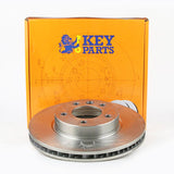 Key Parts - BRAKE DISC SINGLE - KBD5757S - Fits: Touarag 02-