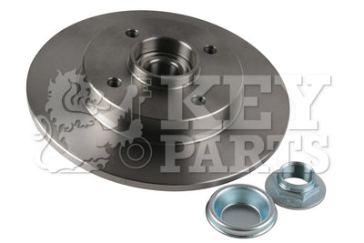 Key Parts - BRAKE DISC SINGLE - KBD5808S - Fits: C4  207,307 07-