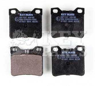 Key Parts - BRAKE PADS - KBP1537 - Fits: Peugeot 405/406/607