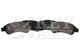 Key Parts - BRAKE PADS - KBP1703 - Fits: Cit Xsara/Picasso Peu 206/307
