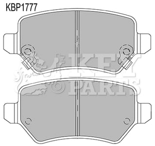 Key Parts - BRAKE PADS - KBP1777 - Fits: Vauxhall Astra, Zafira 99-