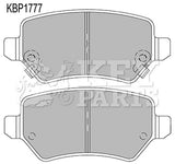 Key Parts - BRAKE PADS - KBP1777 - Fits: Vauxhall Astra, Zafira 99-