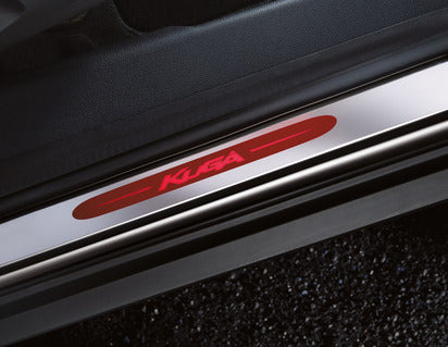 Genuine Scuff Plates front, with red illuminated Kuga logo - 1600352