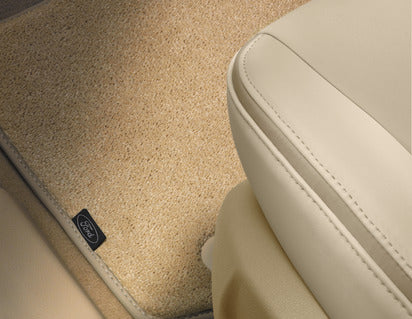 Genuine Velour Floor Mats rear, beige - 1458308