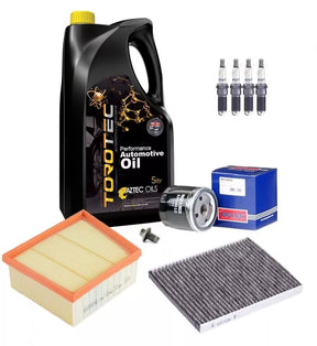 Fits: Ford Fiesta ST-2, ST-3, ST180 & ST200 Full Service Kit inc 5w20 Engine Oil