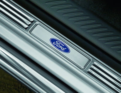 Genuine Scuff Plates front and rear, with Ford logo - 1549225