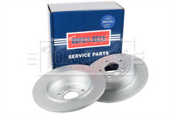 Borg & Beck - BRAKE DISC PAIR - BBD5440 - Fits: LR Freelander DH000001-10/14
