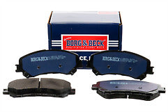Borg & Beck - FRONT BRAKE PADS - BBP2596 - Fits: Renault Megane IV 1.6dCi11/15-