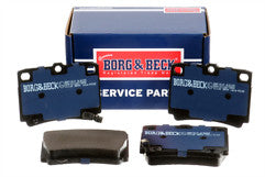 Borg & Beck - REAR BRAKE PADS - BBP1819 - Fits: Mitsubishi Challenger 98-