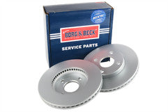 Borg & Beck - BRAKE DISC PAIR - BBD5503 - Fits: Fiesta VII 01/17-