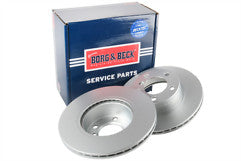 Borg & Beck - BRAKE DISC PAIR - BBD5264 - Fits: BMW 1 Ser(F20,21) 11/10-