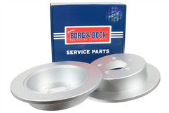 Borg & Beck - BRAKE DISC PAIR - BBD5656 - Fits: Musso (QK) 2.2e-Xdi 01/18-