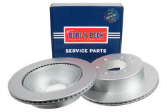 Borg & Beck - BRAKE DISC PAIR - BBD4755 - Fits: Mitsubishi Shogun (V98) 07-