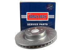 Borg & Beck - BRAKE DISC SINGLE - BBD5953S - Fits: Mercedes E Class E500 06/09-