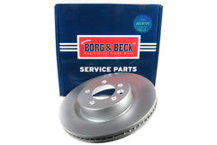Borg & Beck - BRAKE DISC SINGLE - BBD5912S - Fits: Land Rover Disco  4.4 10/04-