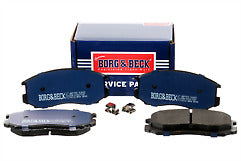 Borg & Beck - BRAKE PADS - BBP1518 - Fits: Mitsub. Colt (CA,CJ) 92-09/04