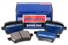 Borg & Beck - REAR BRAKE PADS - BBP2536 - Fits: "GM Corsa 15"",16"",17"" 09/14-"