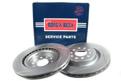 Borg & Beck - BRAKE DISC PAIR - BBD5547 - Fits: DB9 2004-2016