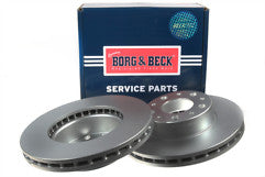 Borg & Beck - BRAKE DISC PAIR - BBD4608 - Fits: Peugeot Boxer 06-