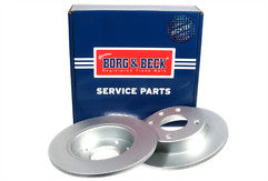 Borg & Beck - BRAKE DISC PAIR - BBD4016 - Fits: Ford Escort, Fiesta, Orion 89-