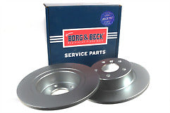 Borg & Beck - BRAKE DISC PAIR - BBD4085 - Fits: Land Rover Disco/Range Rover