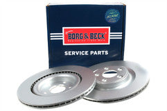 Borg & Beck - BRAKE DISC PAIR - BBD5472 - Fits: Jaguar F Type 3.0 04/13-