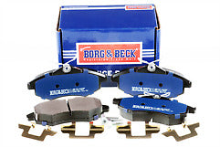 Borg & Beck - FRONT BRAKE PADS - BBP1727 - Fits: Citroen C3 1.4, 1.4D 2002-