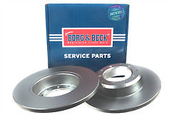 Borg & Beck - BRAKE DISC PAIR - BBD4812 - Fits: Landrover Defender 2.4 99-