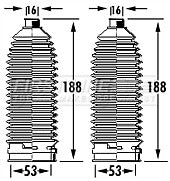 First Line - STEERING GAITER KIT - FSG3392 - Fits: Nissan Navara 05-
