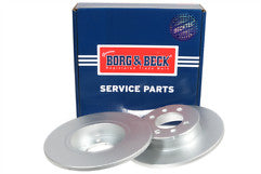 Borg & Beck - BRAKE DISC PAIR - BBD4206 - Fits: Rover MGF 1.8i 9/95- inc.VVC