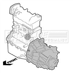 First Line - ENGINE MOUNTING - FEM4458 - Fits: Mini Countryman, Paceman 1.6, 1.6D 2010-2016