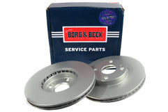 Borg & Beck - BRAKE DISC PAIR - BBD5476 - Fits: Mazda 2 1.5 11/14-