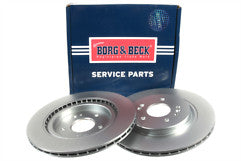 Borg & Beck - BRAKE DISC PAIR - BBD5614 - Fits: Santa Fe, Sorento + Elec H/B 05/18-