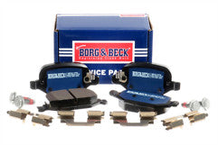 Borg & Beck - REAR BRAKE PADS - BBP2412 - Fits: Fiat 500L 12-
