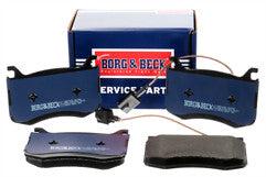 Borg & Beck - BRAKE PADS - BBP2695 - Fits: Giulia 2.0, 2.2D 08/16-