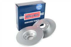 Borg & Beck - BRAKE DISC PAIR - BBD4002 - Fits: Fiat Bravo,Marea,Punto 94-