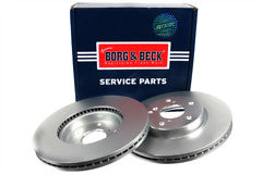 Borg & Beck - BRAKE DISC PAIR - BBD5463 - Fits: Honda HR-V 1.5,1.6i-DTEC 8/15-